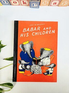 3/$55❤️Vintage 1960s Babar and His Children Hardcover Classic